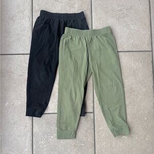 ❌SOLD❌ Cat & Jack Black and Olive Joggers Bundle